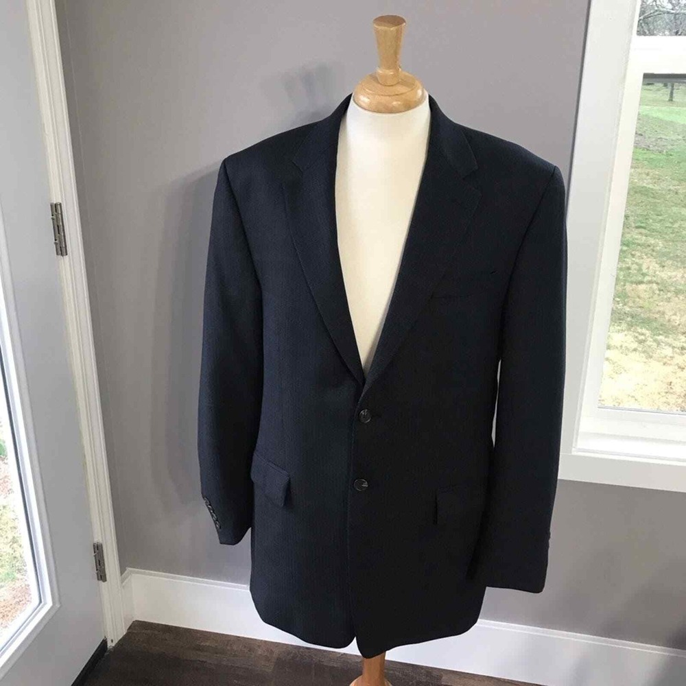 Lauren Ralph Lauren Vintage Wool Suit Jacket Blazer Made in Canada 44L